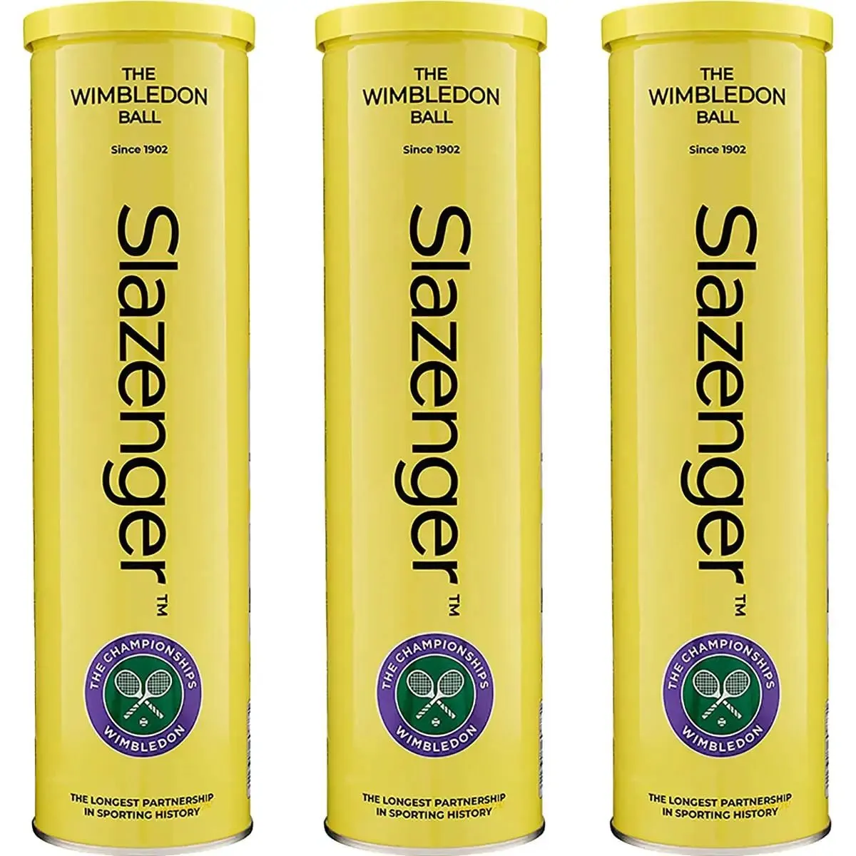 1 Dozen Slazenger Wimbledon Ultra Vis Tennis Balls