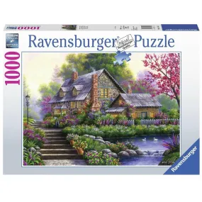 1000 pc Puzzle - Romantic Cottage