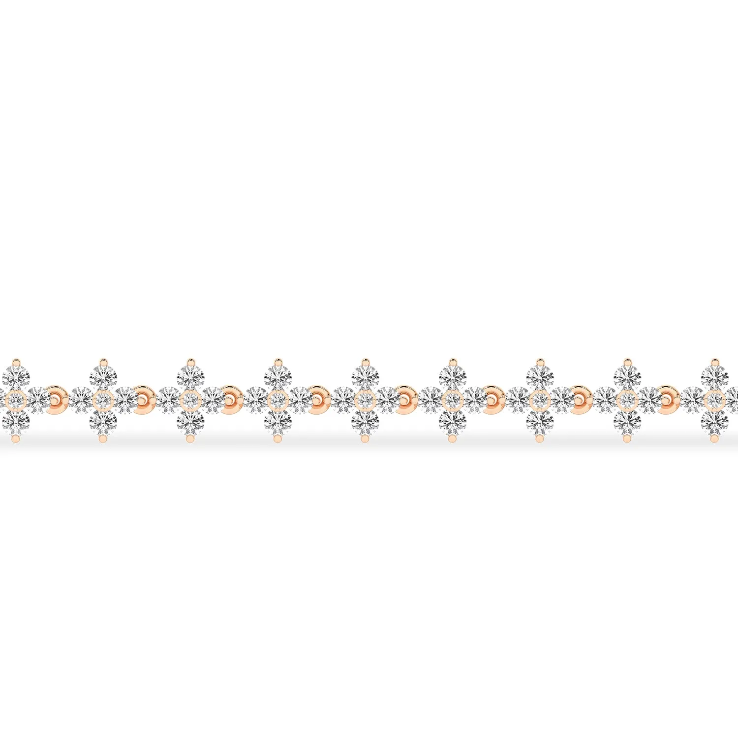 Alyssa Blossom Tennis Bracelet