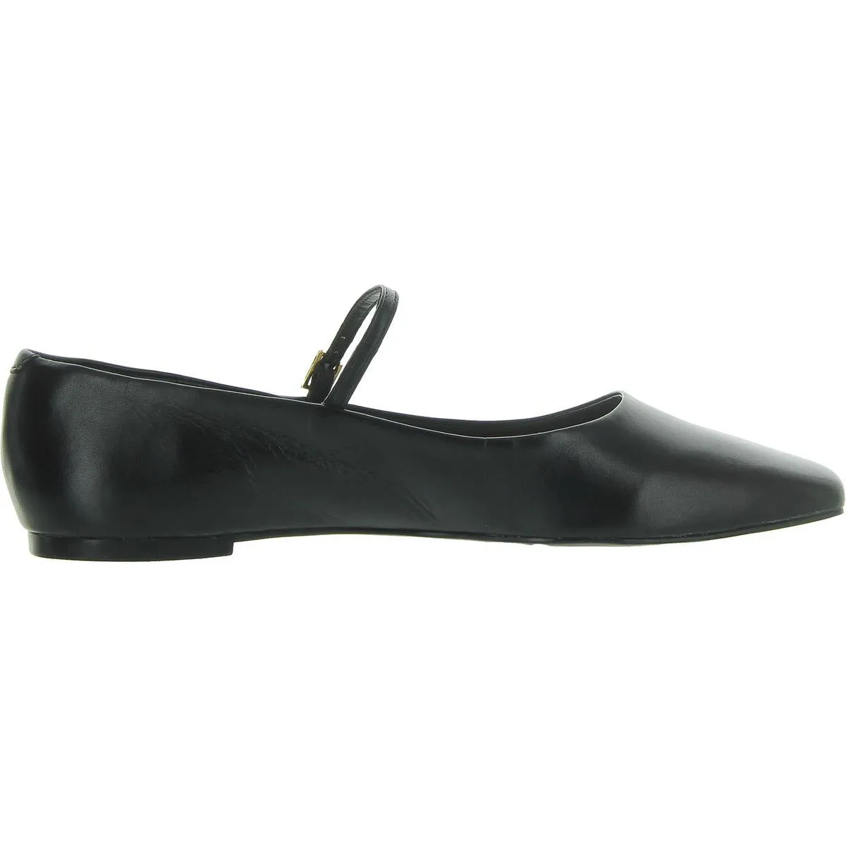 Arezzo Womens Eleanor Leather Embellished Ballet Flats