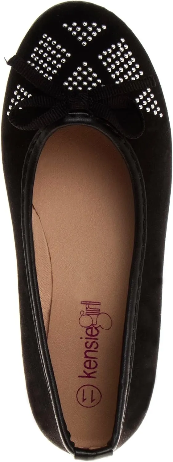 Ballerina Flats - Girls Classic Leatherette Ballet Shoe (Toddler Little Kid Big Kid)