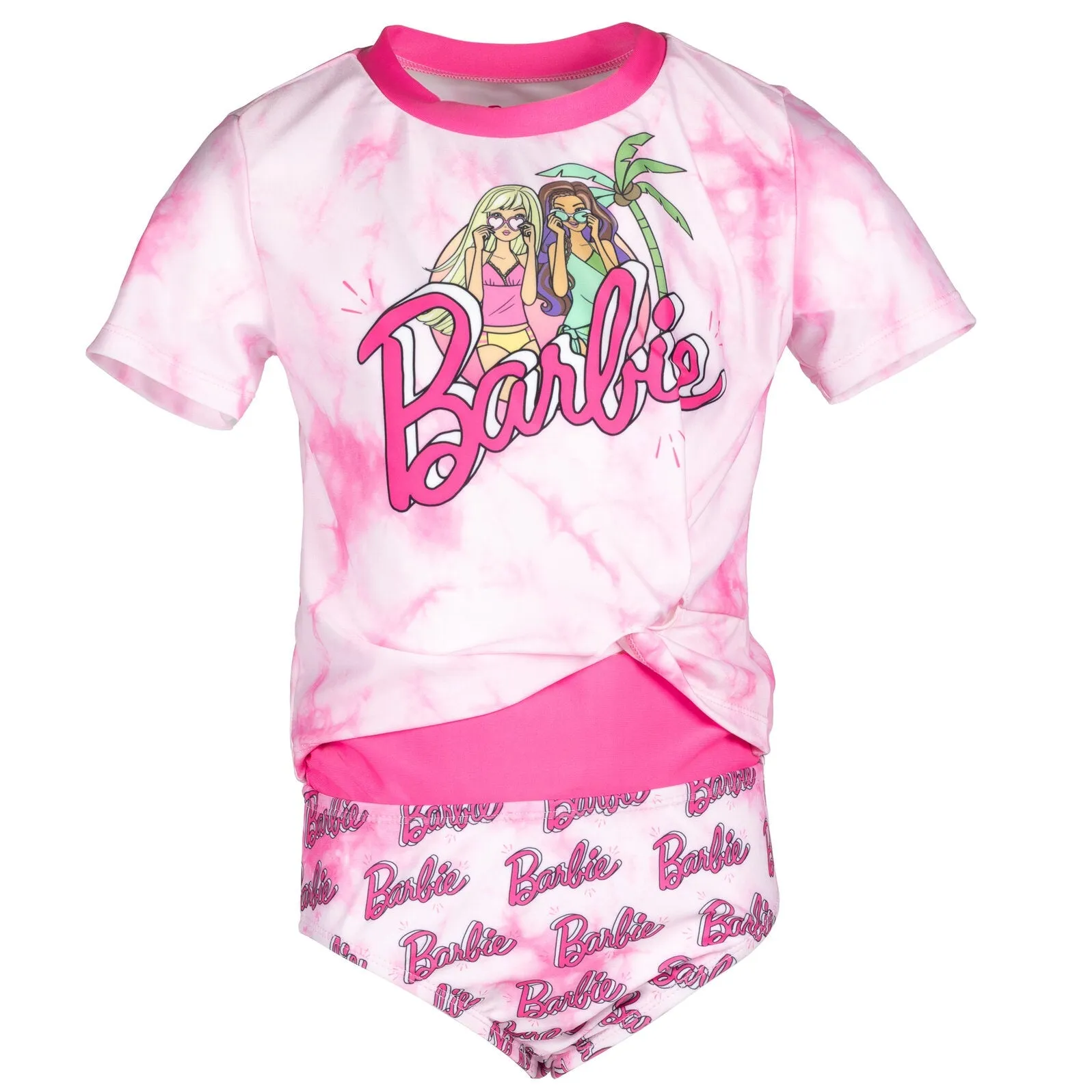 Barbie Rash Guard and Bikini Bottom