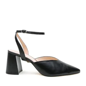 Black V Mule   Marilyn Strap