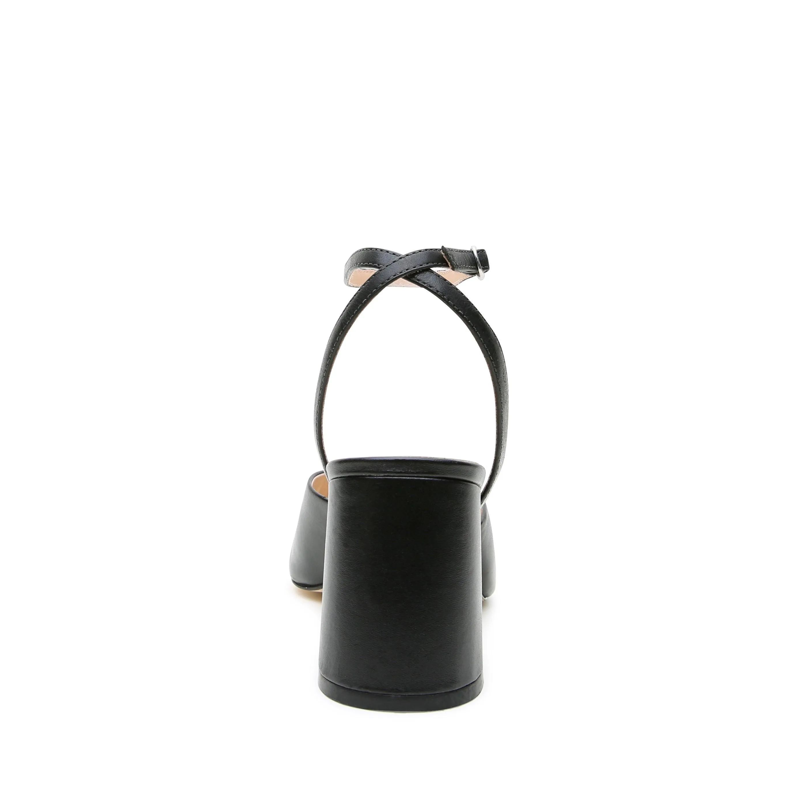 Black V Mule   Marilyn Strap
