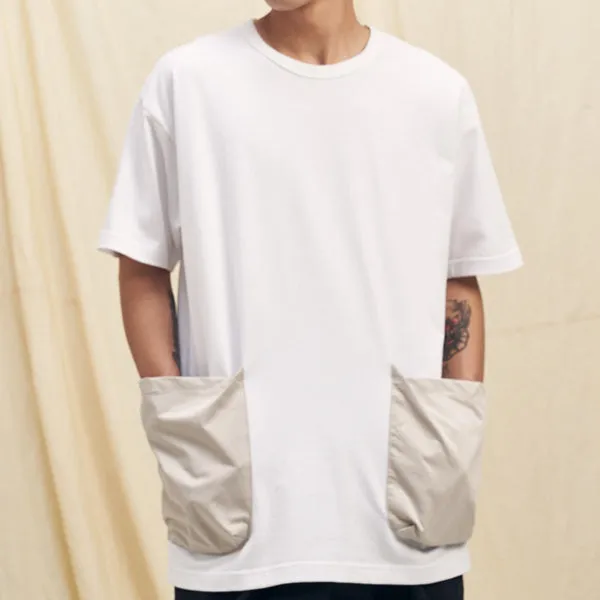 Boysnextdoor Oversize Patchwork Tshirt White