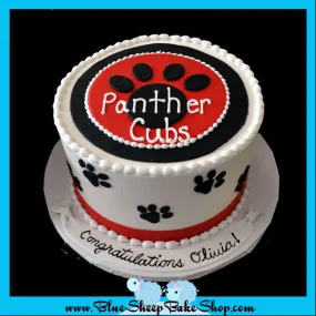 Bridgewater Panther Cubs Graduation Cake