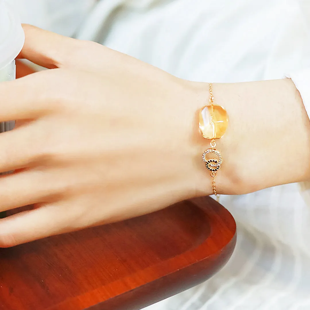 C125 - Citrine Bracelet