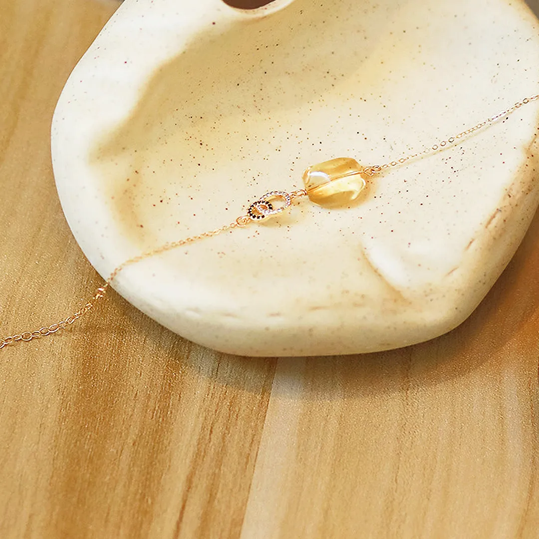 C125 - Citrine Bracelet