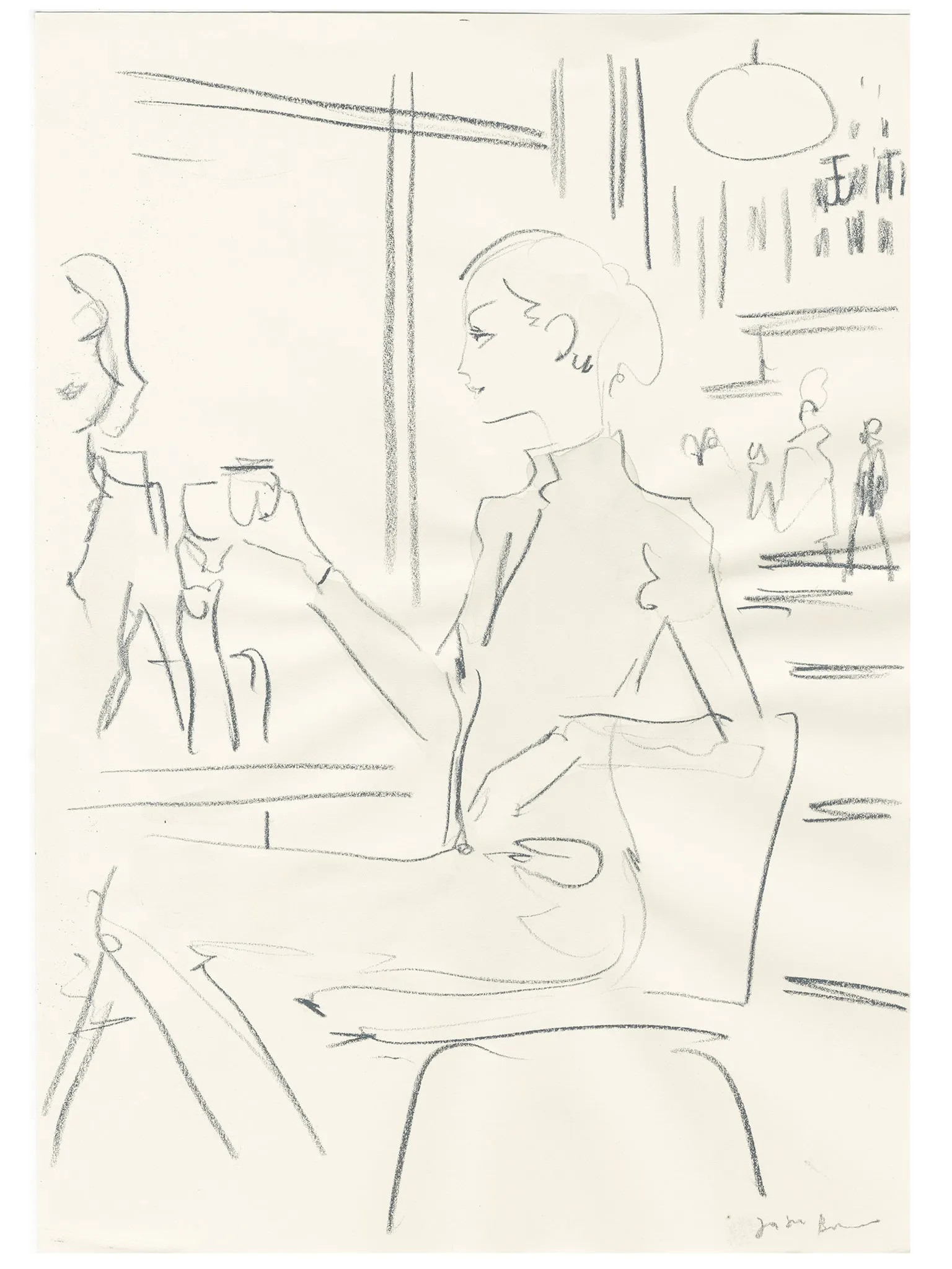 Couple at Cafe