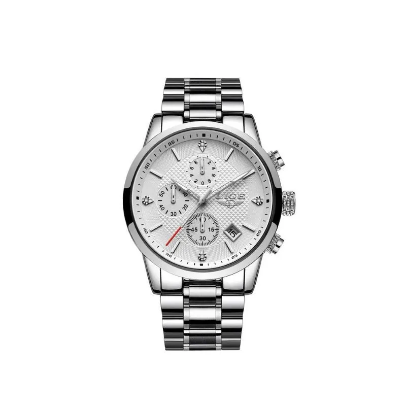 Darren Stainless Steel Chronograph Watch