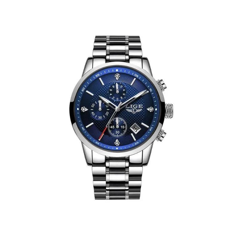 Darren Stainless Steel Chronograph Watch