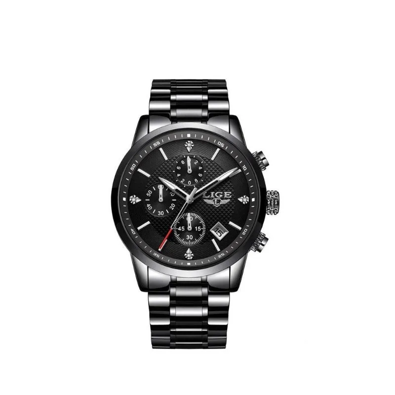 Darren Stainless Steel Chronograph Watch