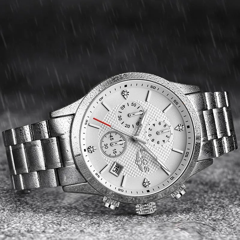 Darren Stainless Steel Chronograph Watch