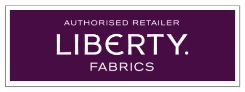 Deadstock Liberty Cotton Lawn - Isadora Black - Peacock Feather Print