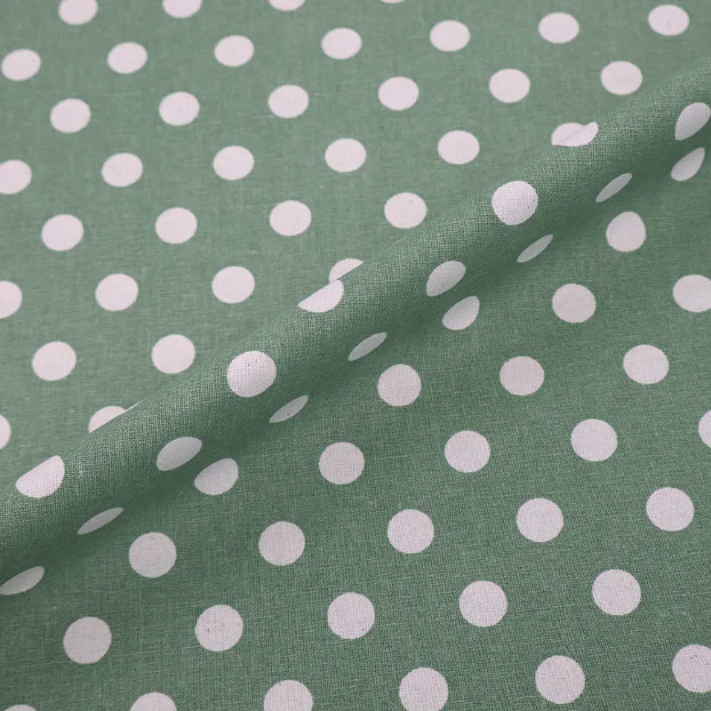 Dressmaking Stonewashed Cotton - Darker Green - Spot