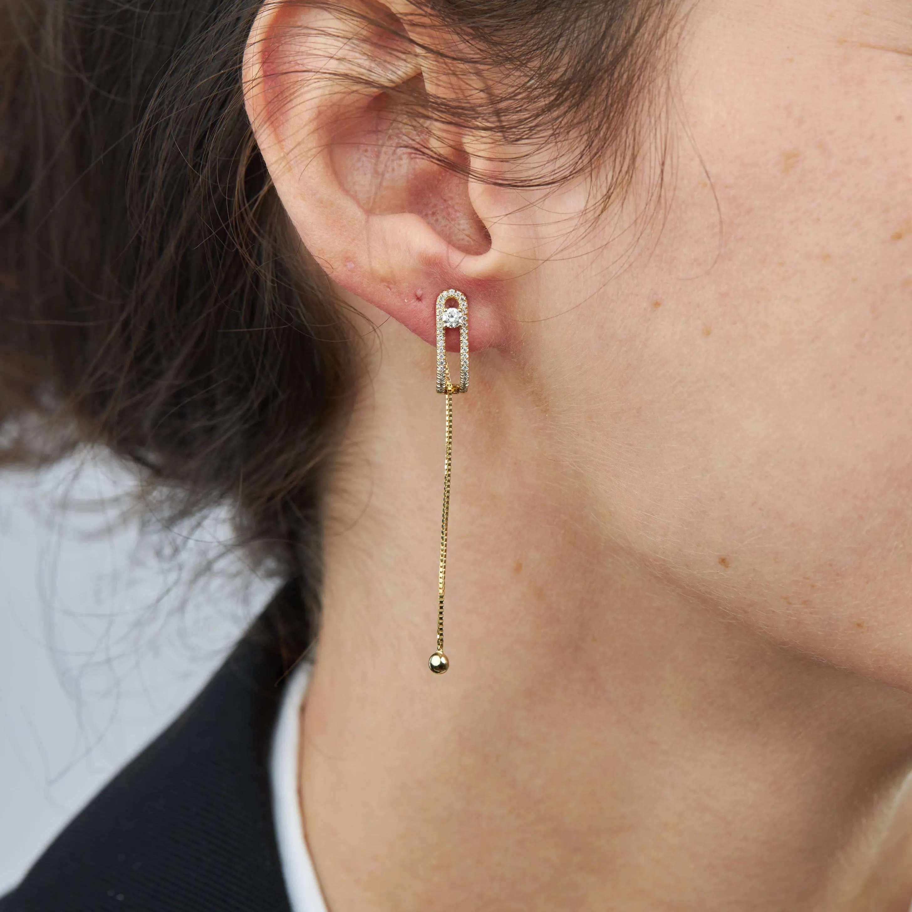 Earring 11 - White Diamonds