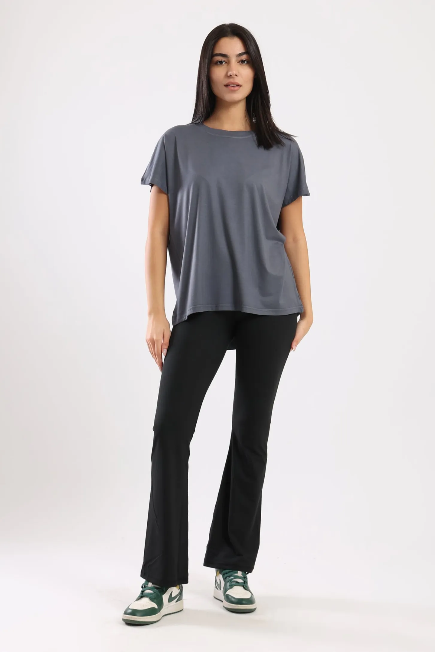 ELEVATE ATHLEISURE TOP - GREY