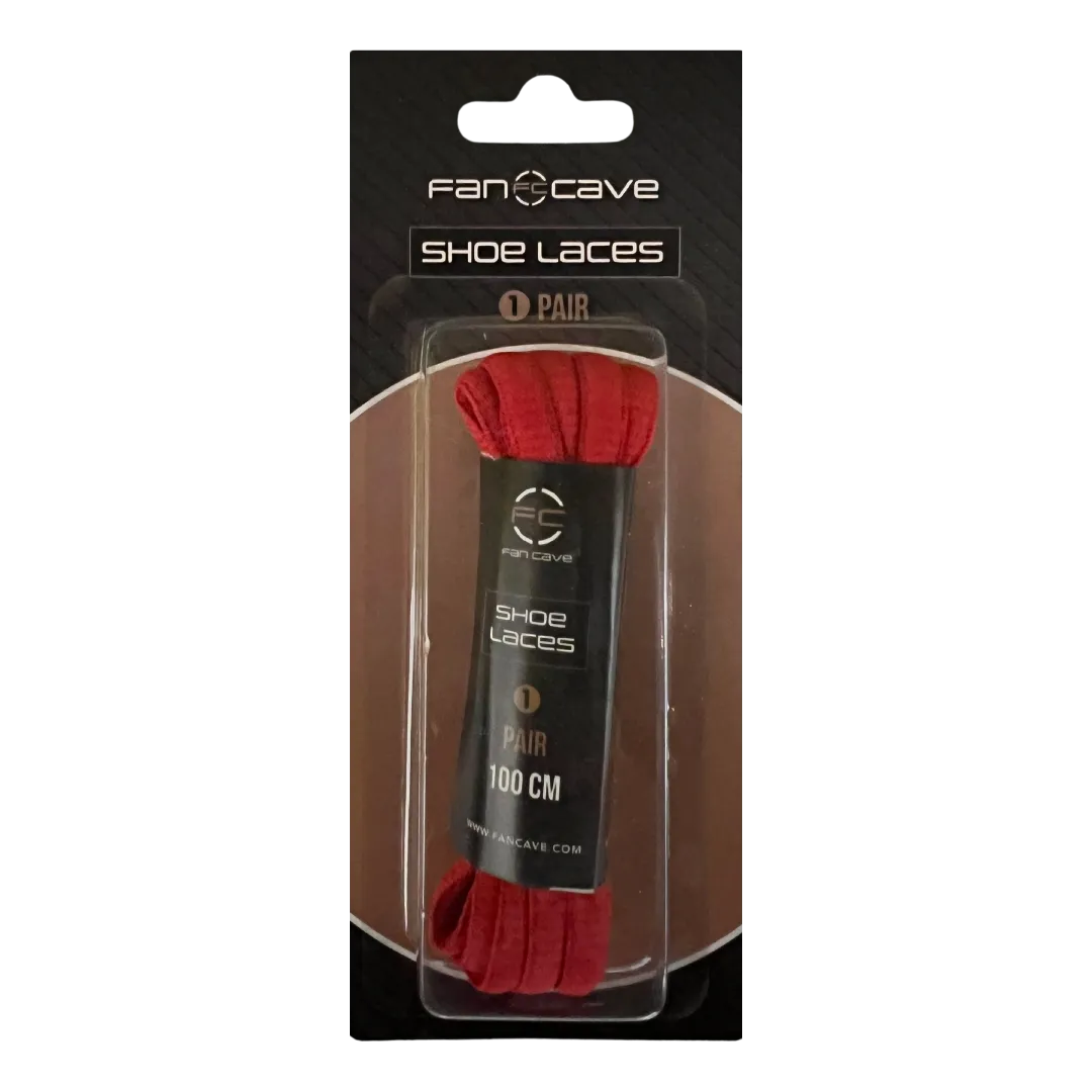 Fan Cave Dunk Shoelaces - Red