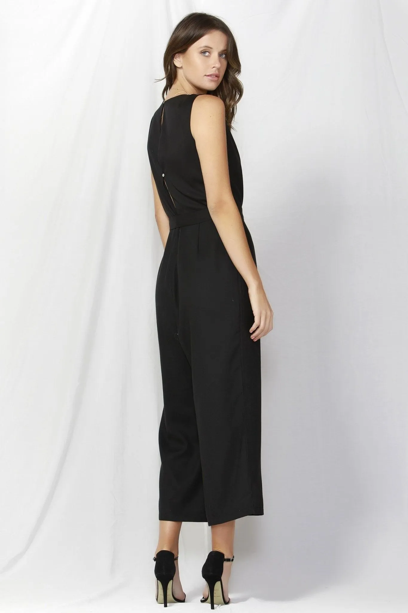 Fate   Becker Madison Jumpsuit in Black