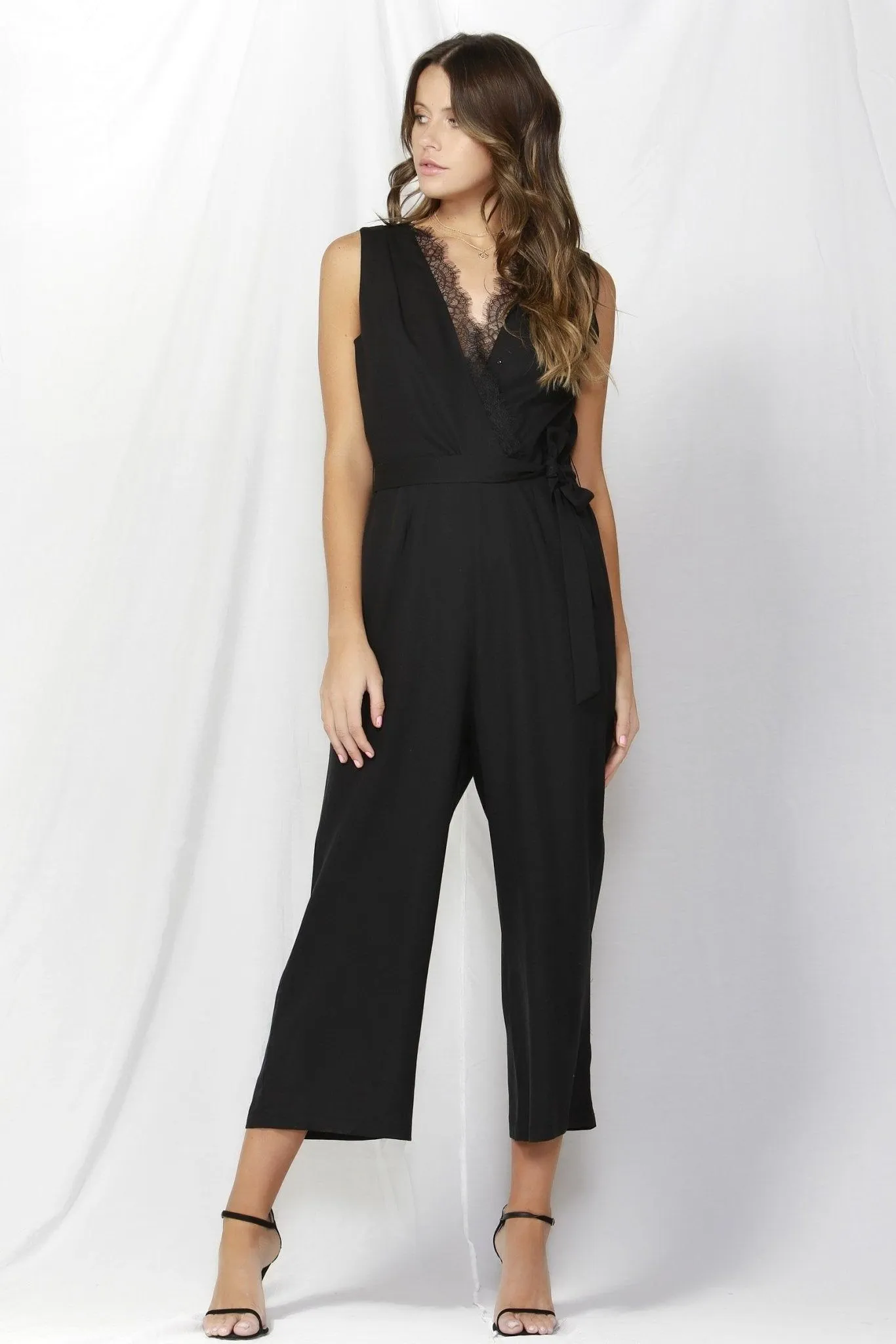 Fate   Becker Madison Jumpsuit in Black