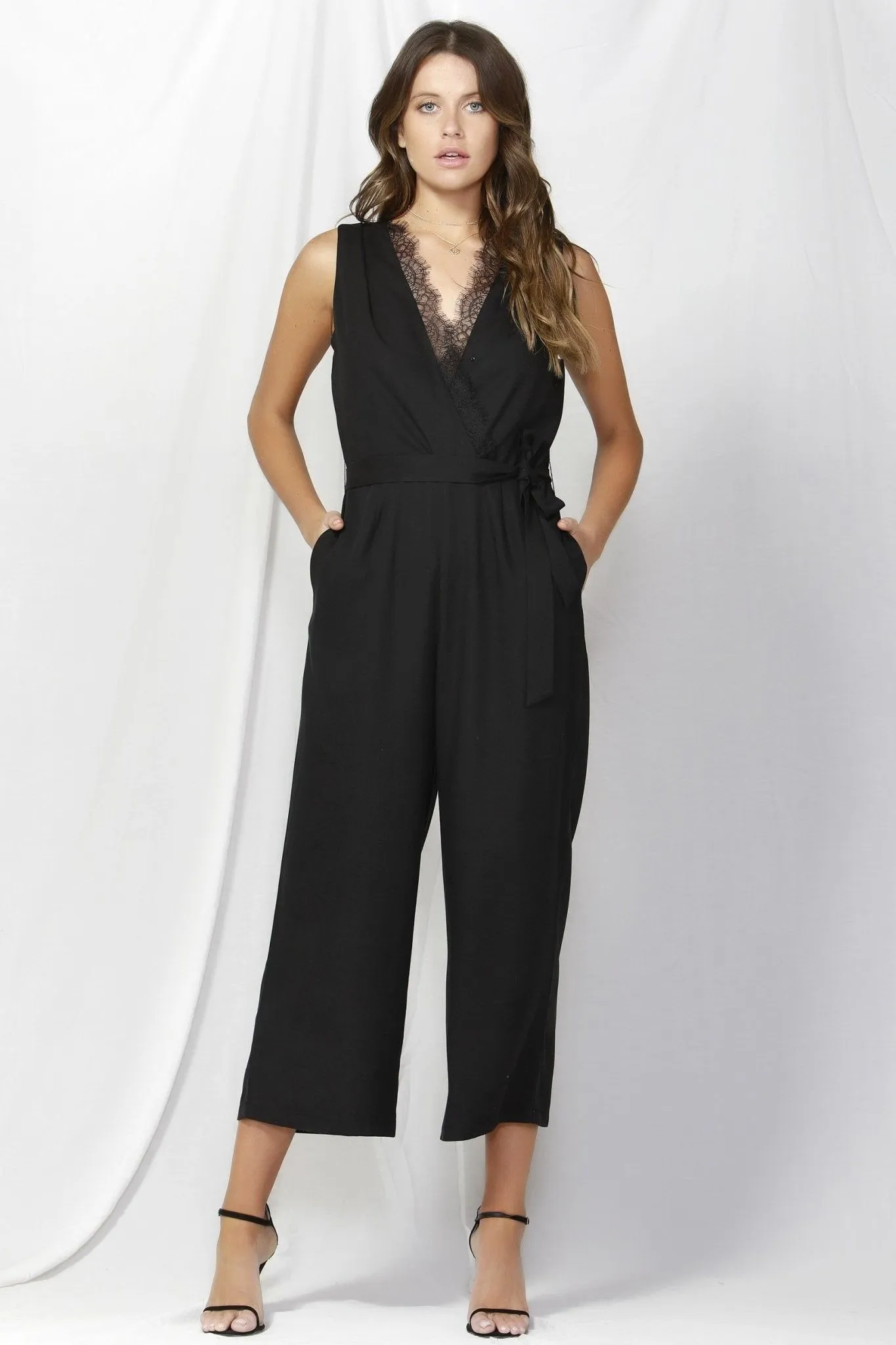 Fate   Becker Madison Jumpsuit in Black