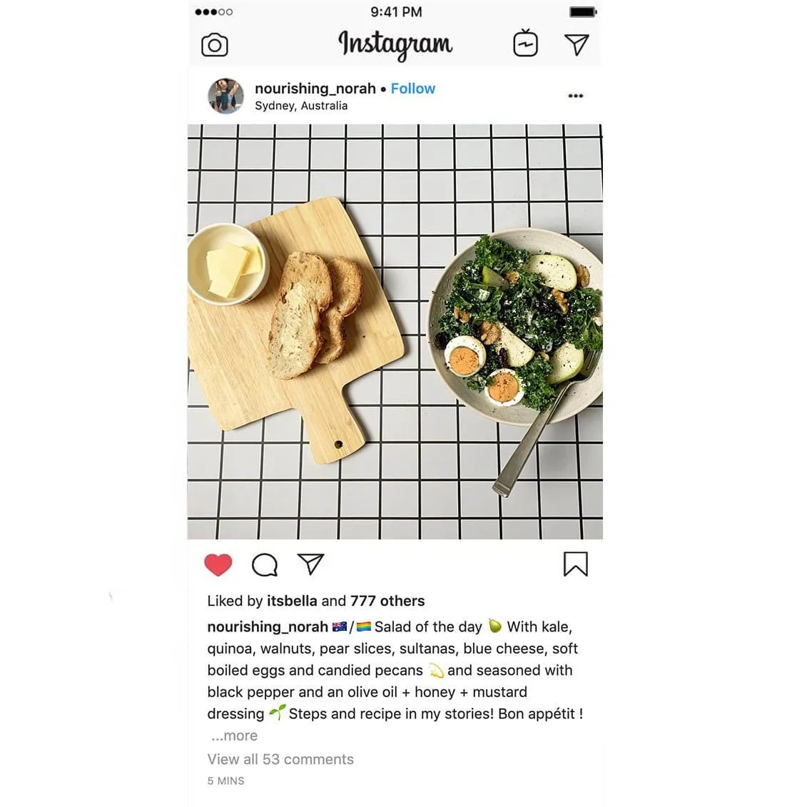 Flat Lay Instagram Backdrop - White 'Glebe' Minimal Grid (56cm x 87cm)