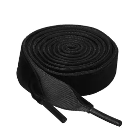 Flat Velvet Shoelaces 0.6 Inches Wide Ribbon Sneakers Strings