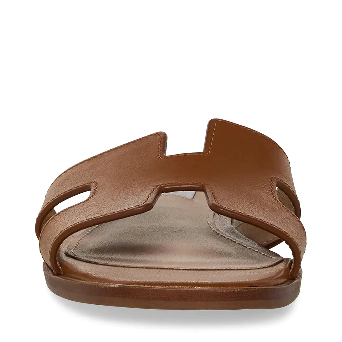 Haydn Leather Slide - Cognac