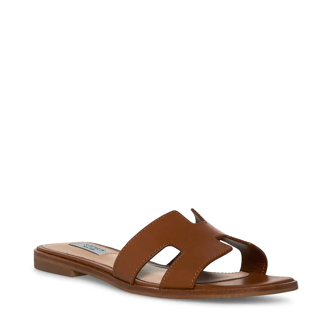 Haydn Leather Slide - Cognac