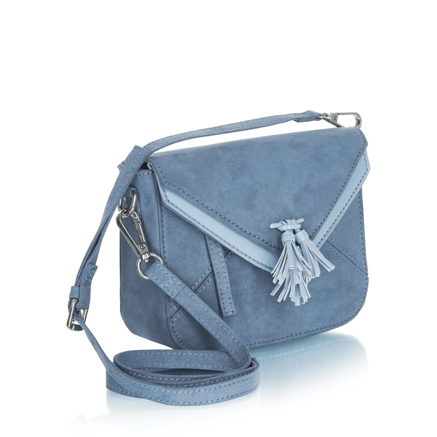Helsinki Blue Satchel Bag (Matches Tara Flats) by Ruby Shoo