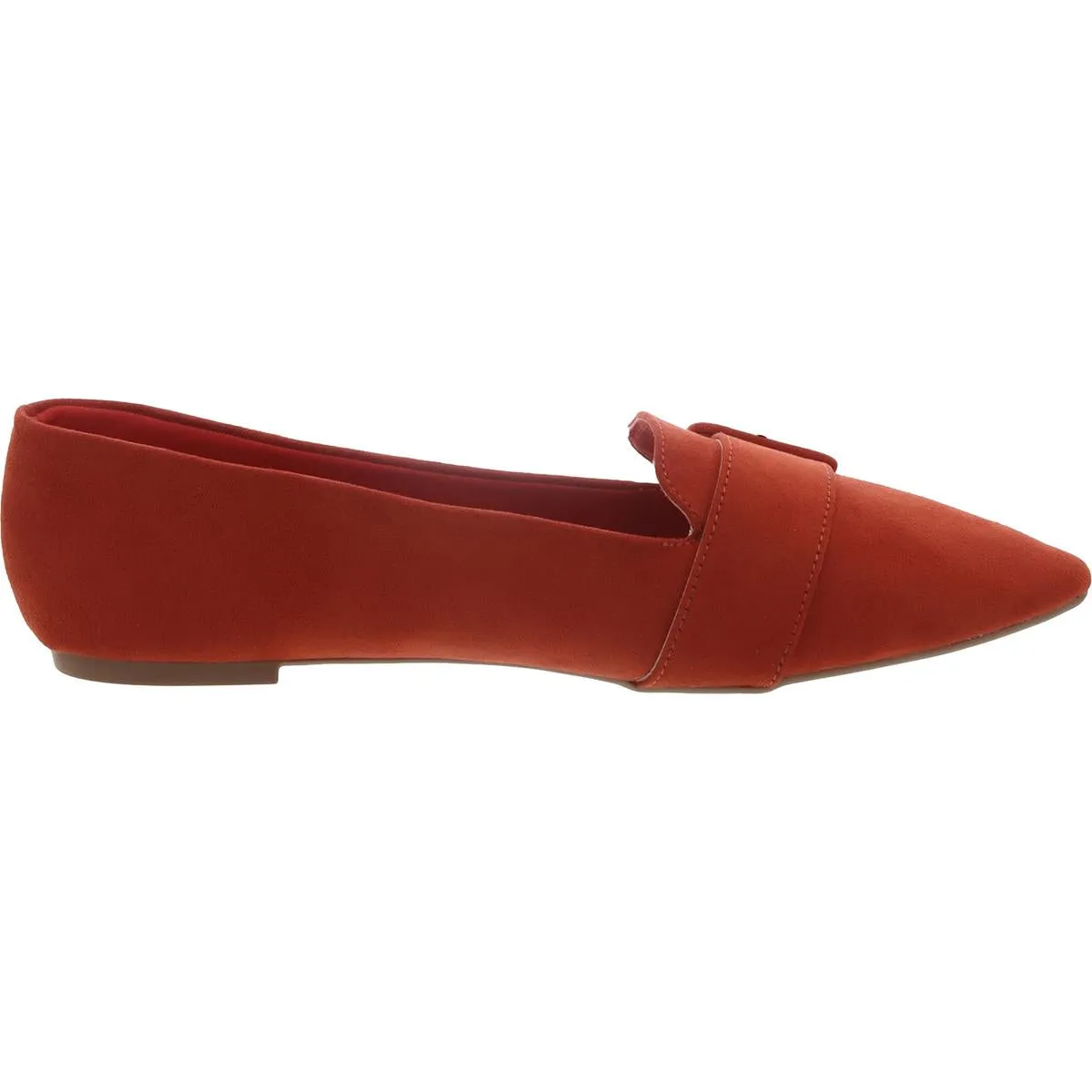 Journee Collection Womens Suede Buckle Ballet Flats