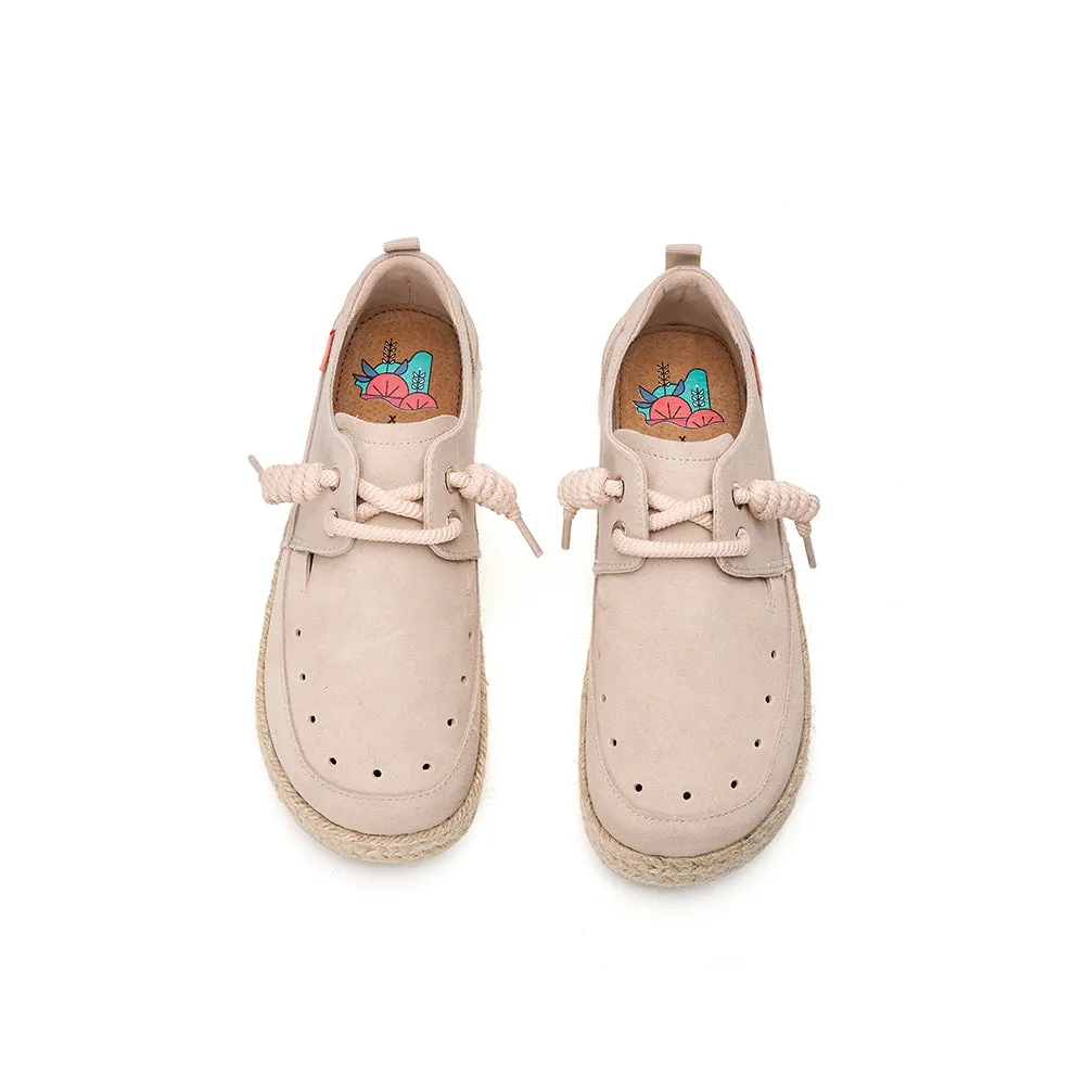 JOY&MARIO Handmade Women’s and Men's Slip-On Espadrille Cow Suede and Twill Couple Loafers in Green-05639W/M