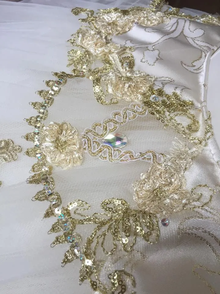 Just Ballet Cream & Gold tutu - Hire Only