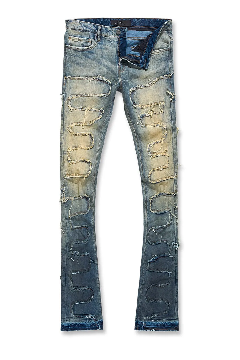 Martin Stacked - Python Denim (Vintage)