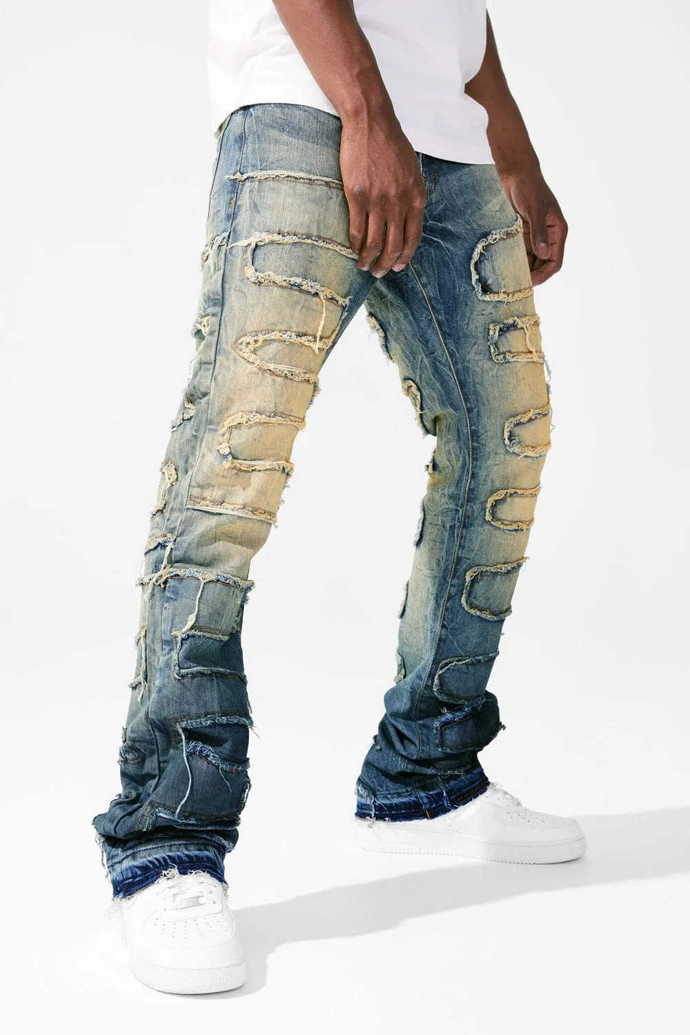 Martin Stacked - Python Denim (Vintage)