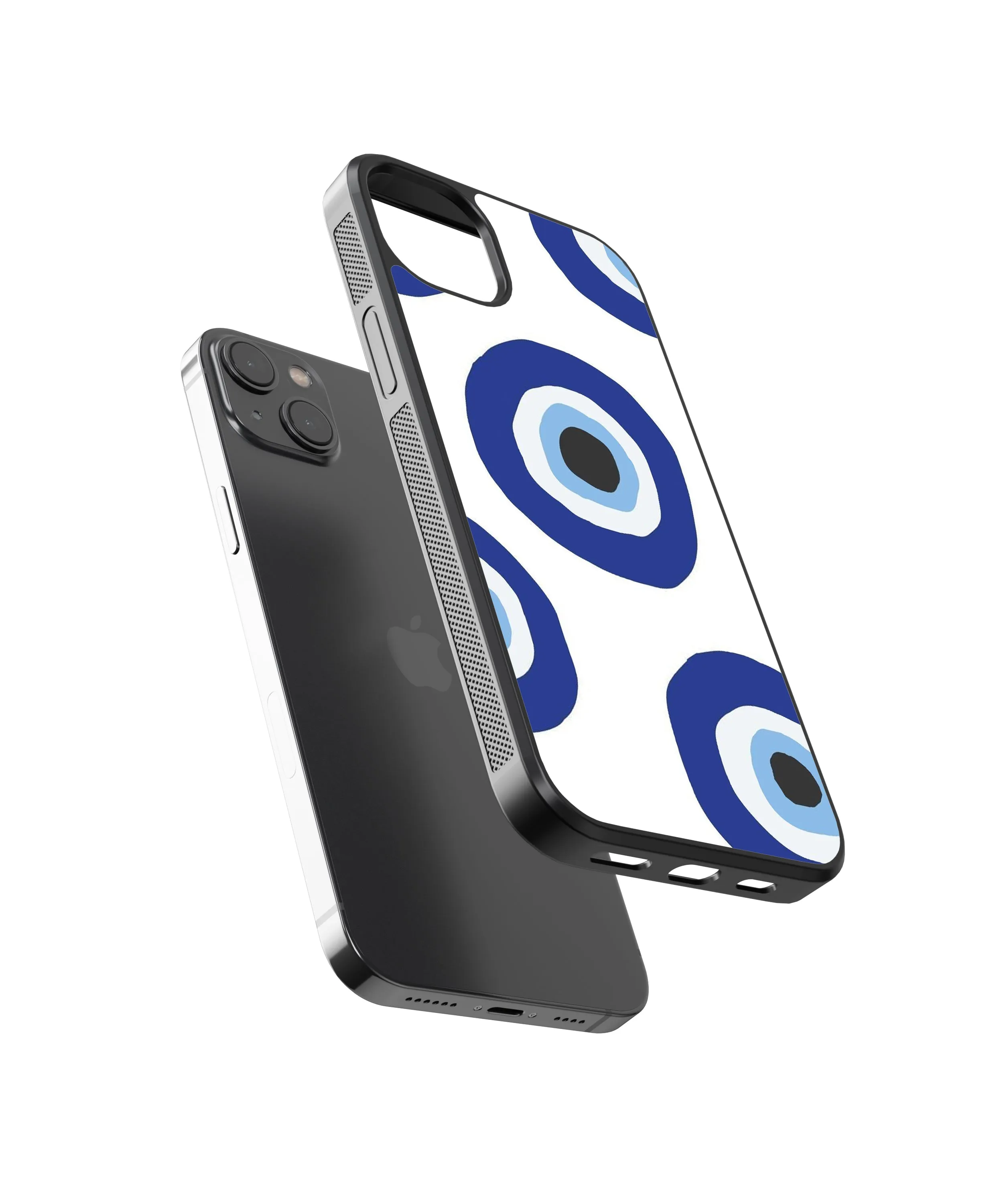 Nazar Eyes Abstract Glass Phone Case Cover