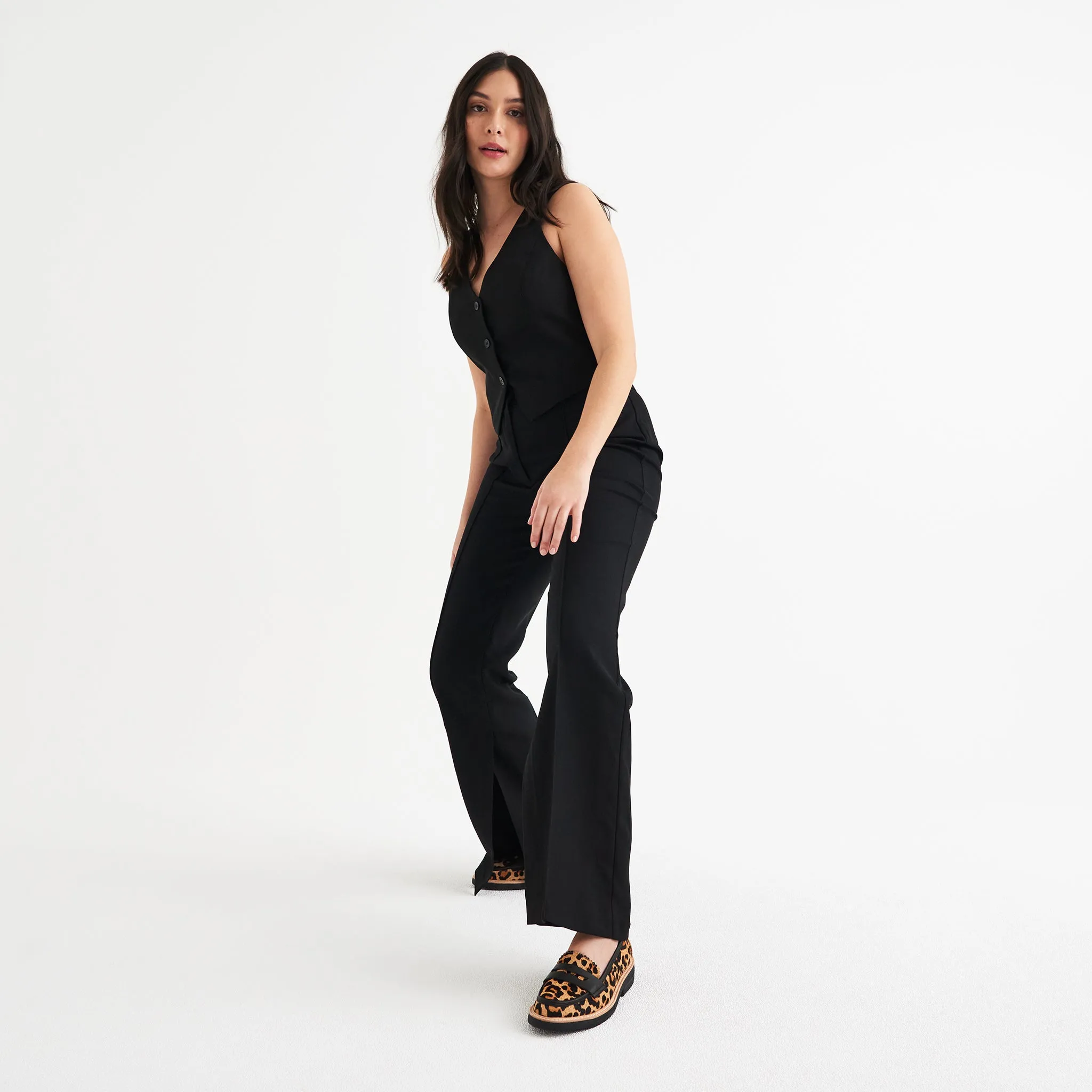 Penny Loafer Rise Cognac Leopard