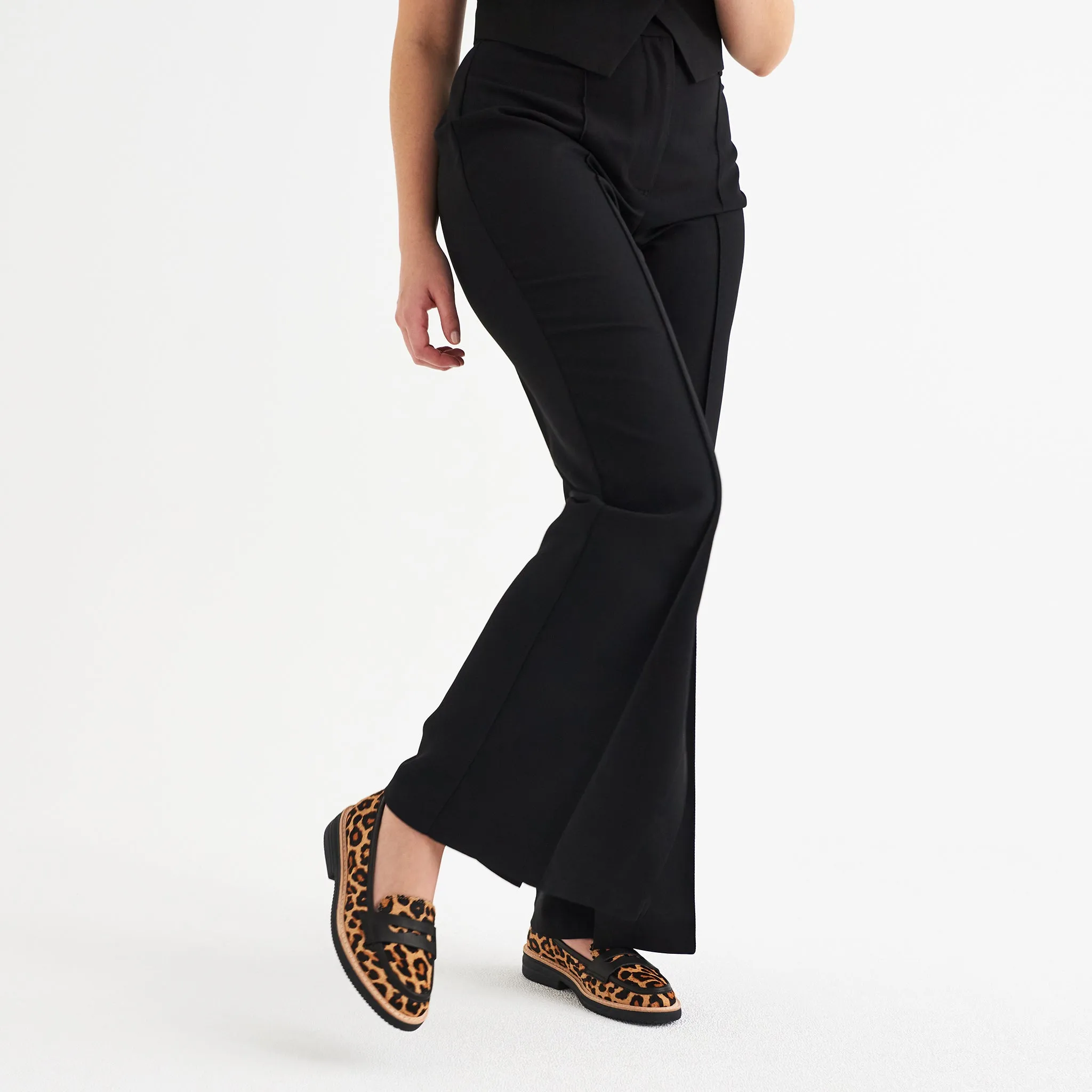 Penny Loafer Rise Cognac Leopard