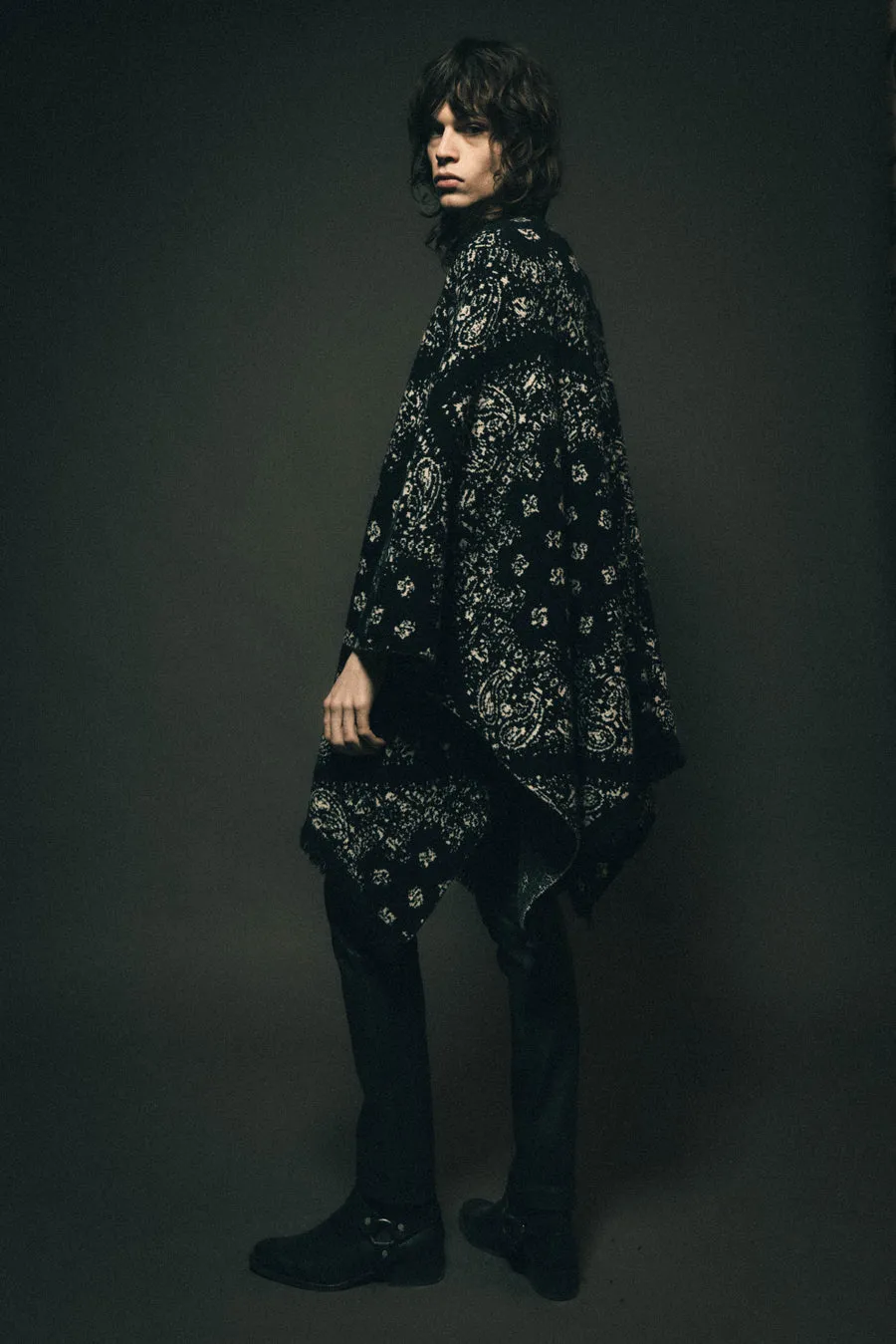 The Poncho Patchwork Bandana | Black