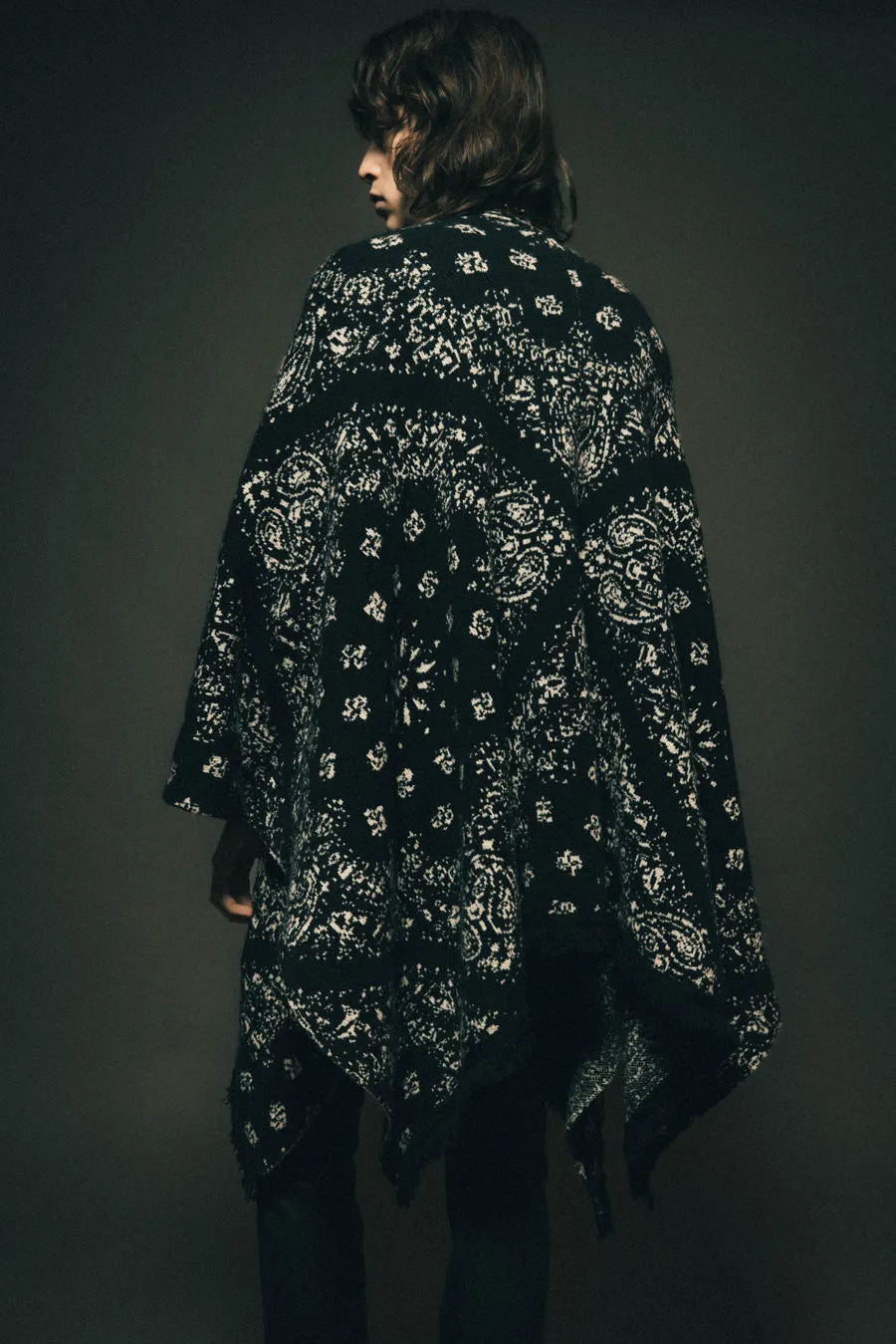 The Poncho Patchwork Bandana | Black