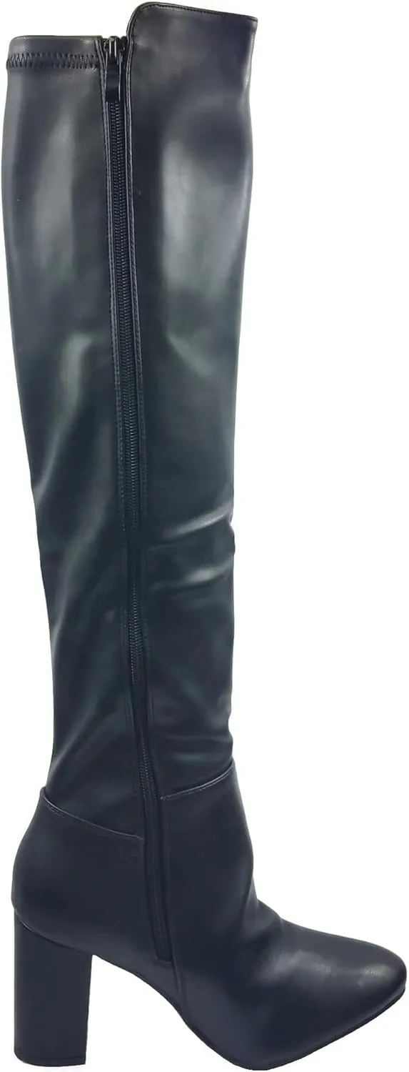 TOP Moda Womens Classy High Heel Knee High Boots