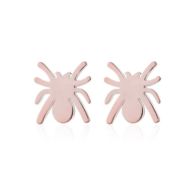 Unique Spider Stud Earrings