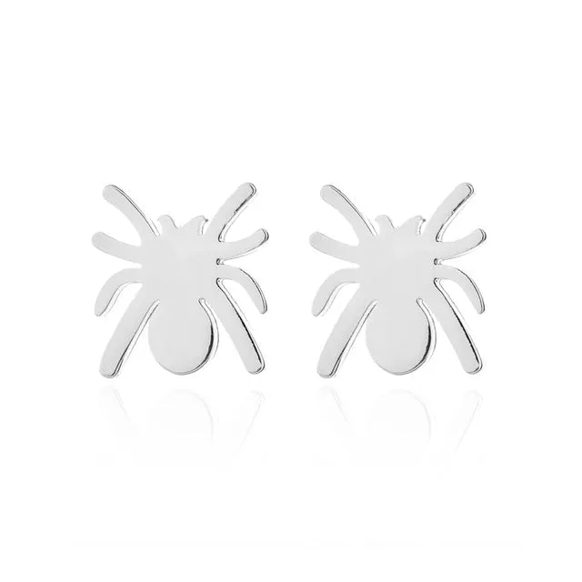 Unique Spider Stud Earrings