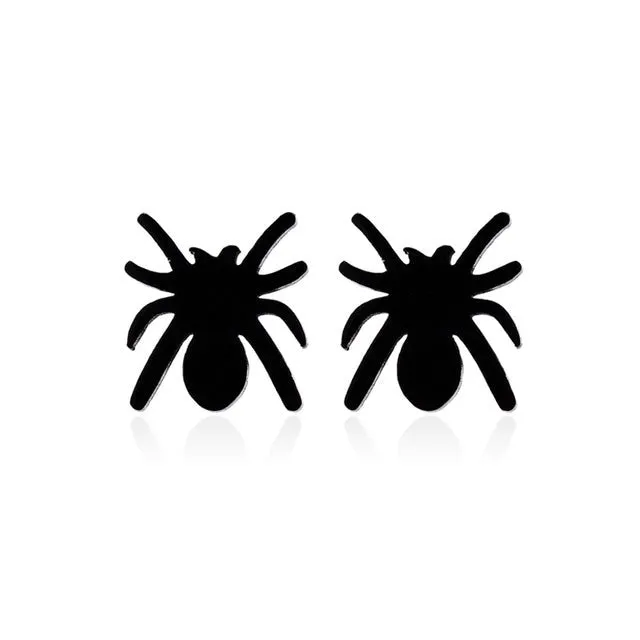 Unique Spider Stud Earrings