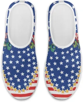 Women's Fashion Sneakers Slip On Walking Loafers Travel Shoes（White Sole）