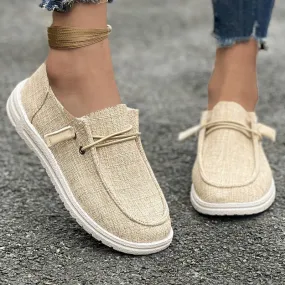 Women's Flat Bottomed Solid Color Casual Single Shoes