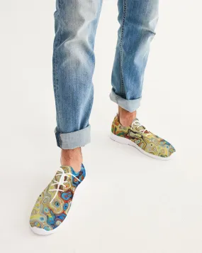 You Like Colors Men's Lace Up Flyknit Shoe